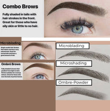 Load image into Gallery viewer, PACKAGE #2 (4 PMU COURSES)  microblading, combo brows, microshading, ombre powder brows (3 days course plus 3 months one on one support)