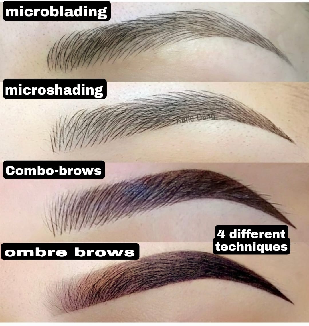 PACKAGE #2 (4 PMU COURSES) microblading, combo brows, microshading, om ...